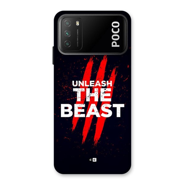 Unleash The Beast Back Case for Poco M3