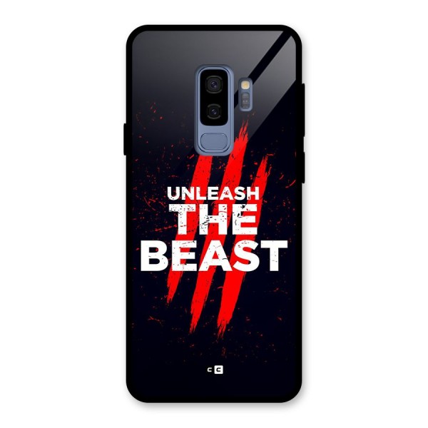 Unleash The Beast Glass Back Case for Galaxy S9 Plus