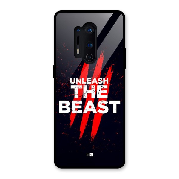 Unleash The Beast Glass Back Case for OnePlus 8 Pro