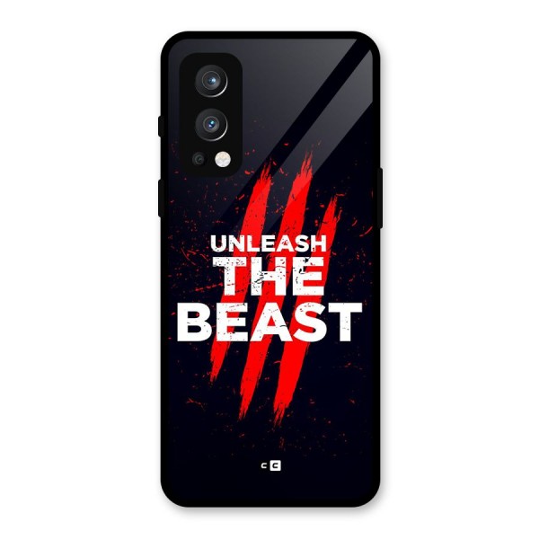 Unleash The Beast Glass Back Case for OnePlus Nord 2 5G
