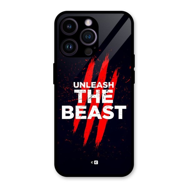 Unleash The Beast Glass Back Case for iPhone 14 Pro Max
