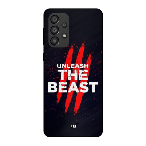 Unleash The Beast Metal Back Case for Galaxy A33 5G