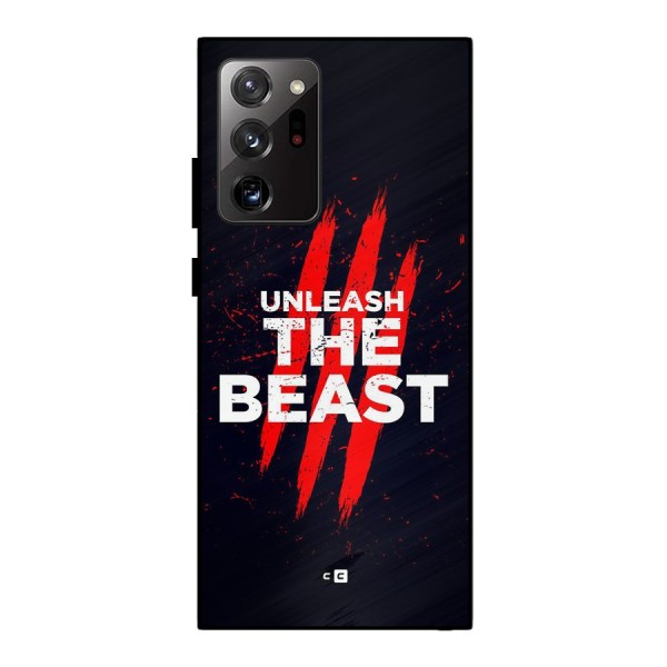Unleash The Beast Metal Back Case for Galaxy Note 20 Ultra