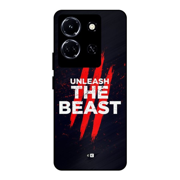 Unleash The Beast Metal Back Case for Infinix Note 30 5G