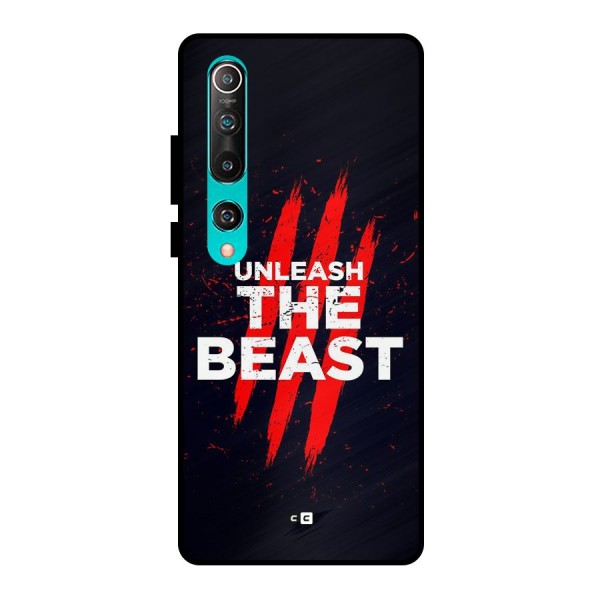 Unleash The Beast Metal Back Case for Mi 10