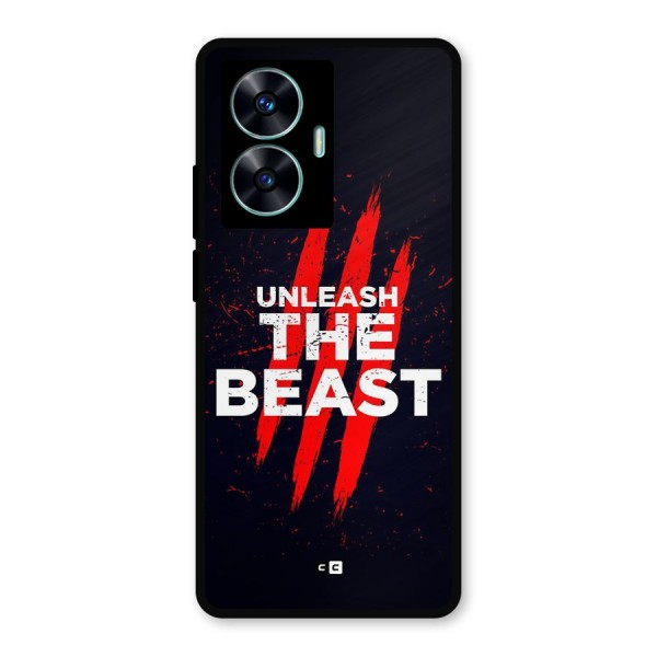 Unleash The Beast Metal Back Case for Realme C55