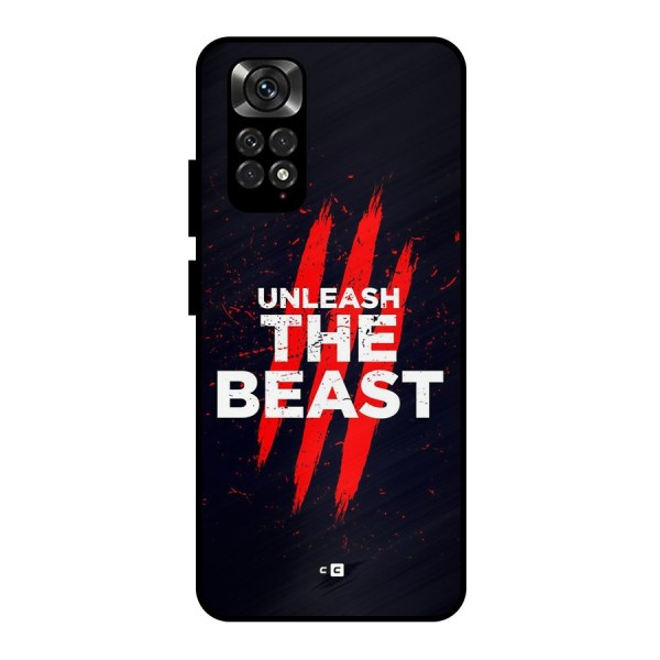 Unleash The Beast Metal Back Case for Redmi Note 11 Pro Plus 5G