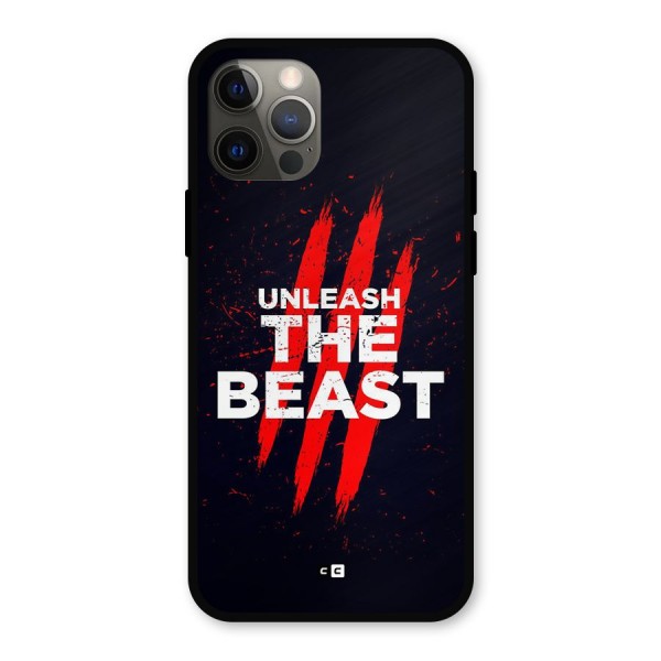 Unleash The Beast Metal Back Case for iPhone 12 Pro
