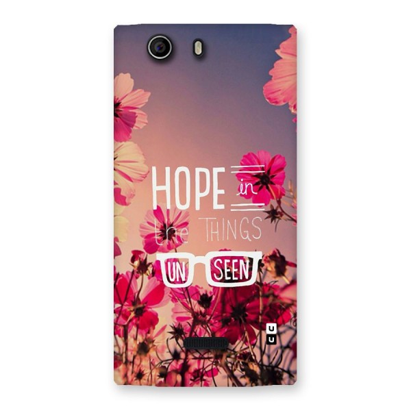 Unseen Hope Back Case for Canvas Nitro 2 E311