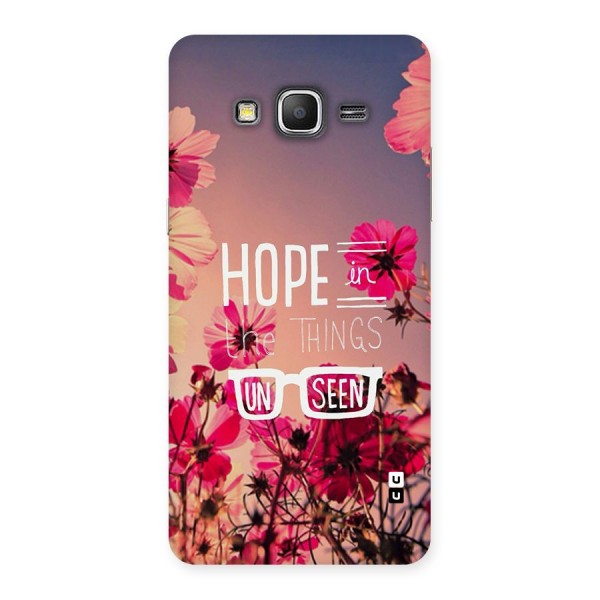 Unseen Hope Back Case for Galaxy Grand Prime