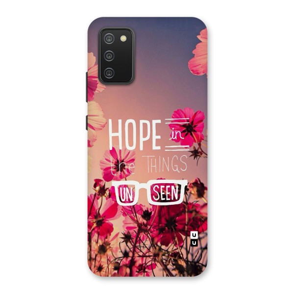 Unseen Hope Back Case for Galaxy M02s