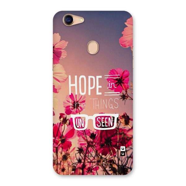 Unseen Hope Back Case for Oppo F5 Youth
