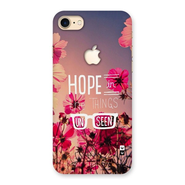 Unseen Hope Back Case for iPhone 7 Apple Cut