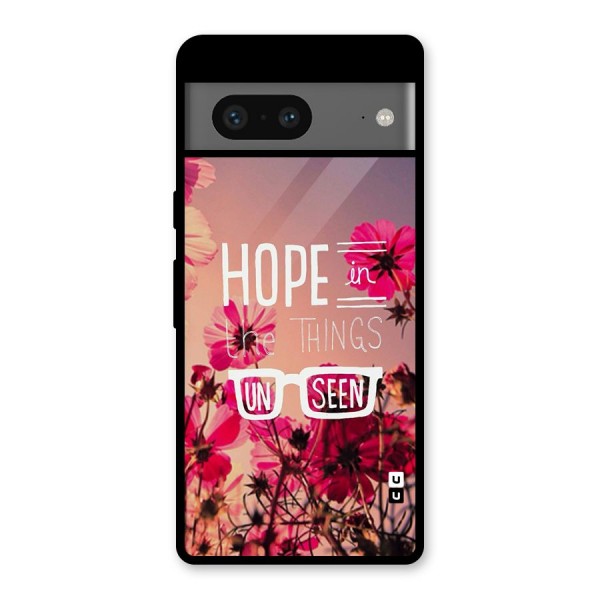 Unseen Hope Glass Back Case for Google Pixel 7