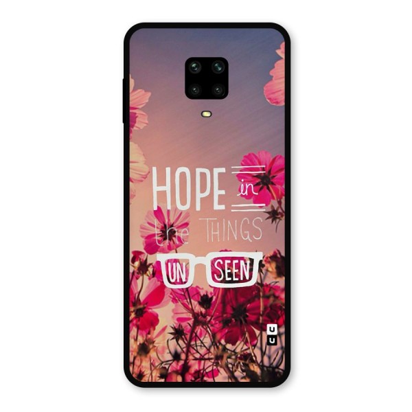 Unseen Hope Metal Back Case for Redmi Note 10 Lite