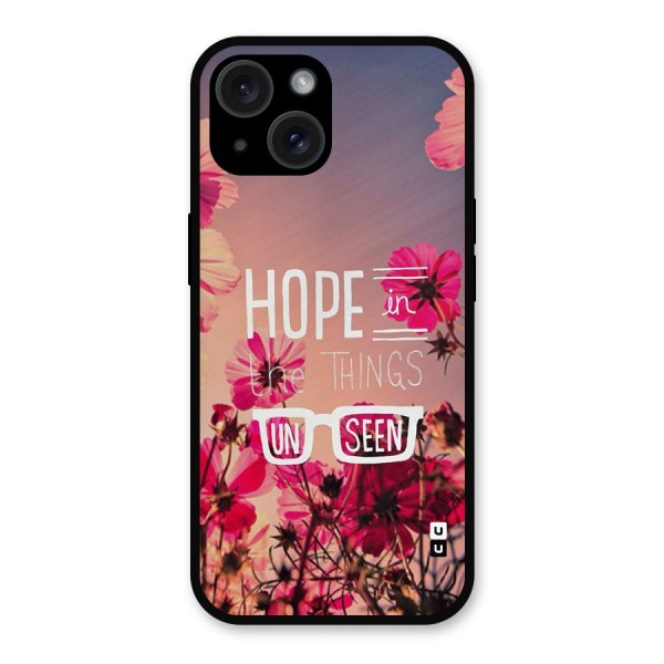 Unseen Hope Metal Back Case for iPhone 15