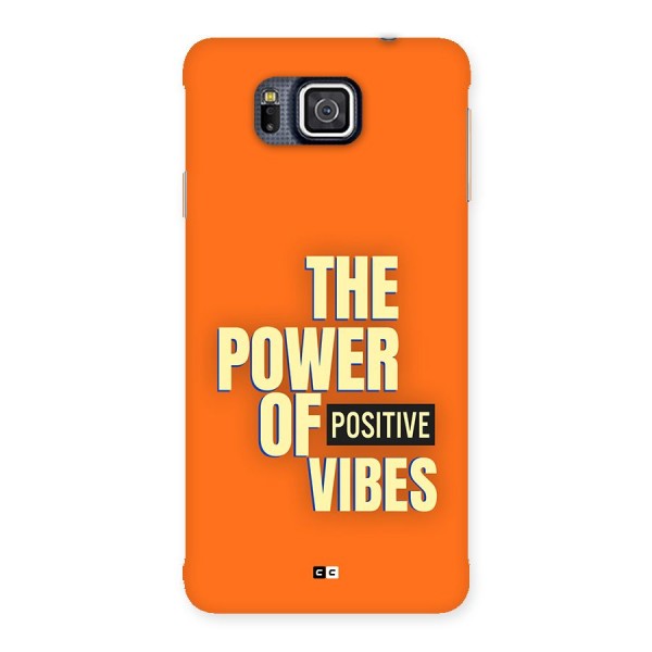 Upbeat Vibes Back Case for Galaxy Alpha