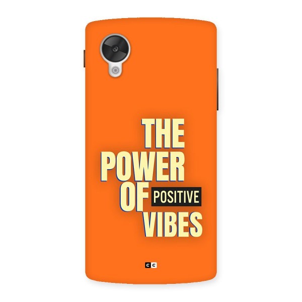 Upbeat Vibes Back Case for Google Nexus 5