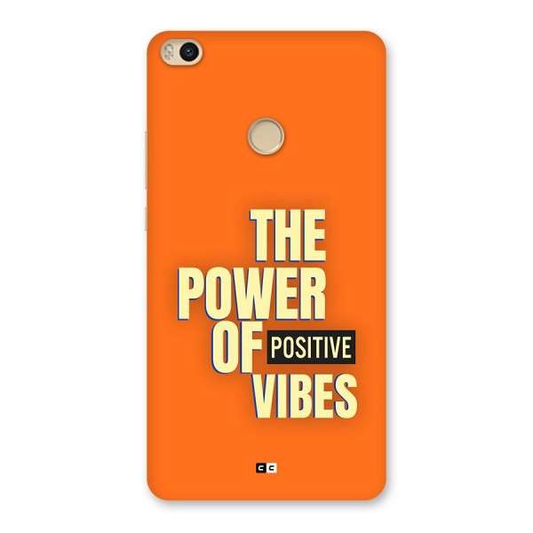 Upbeat Vibes Back Case for Mi Max 2