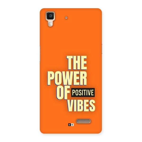 Upbeat Vibes Back Case for Oppo R7