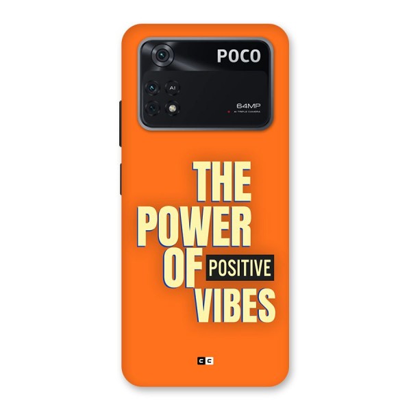 Upbeat Vibes Back Case for Poco M4 Pro 4G