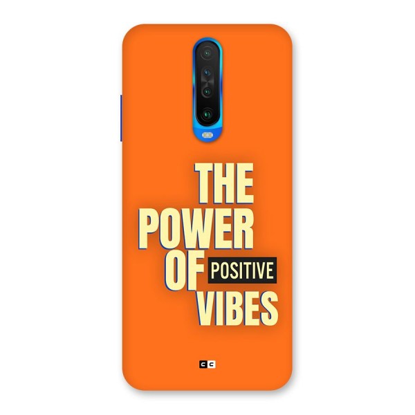 Upbeat Vibes Back Case for Poco X2