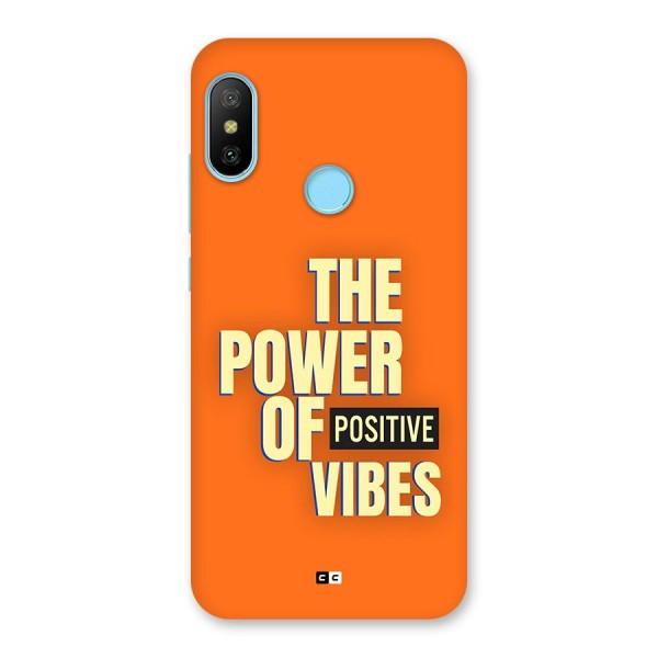 Upbeat Vibes Back Case for Redmi 6 Pro