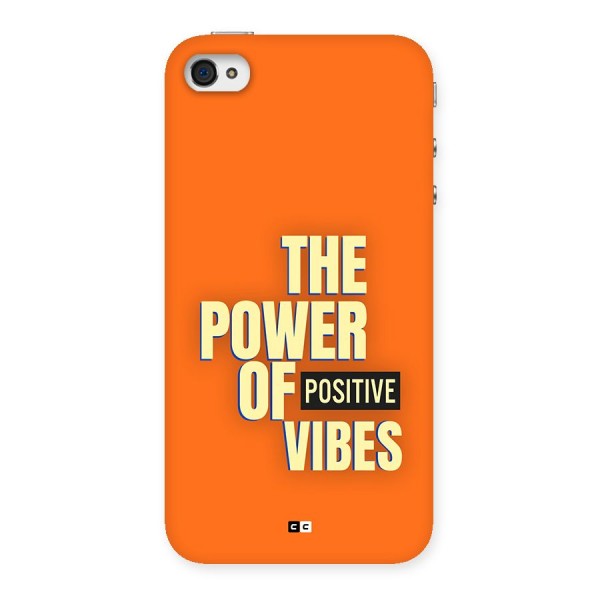Upbeat Vibes Back Case for iPhone 4 4s