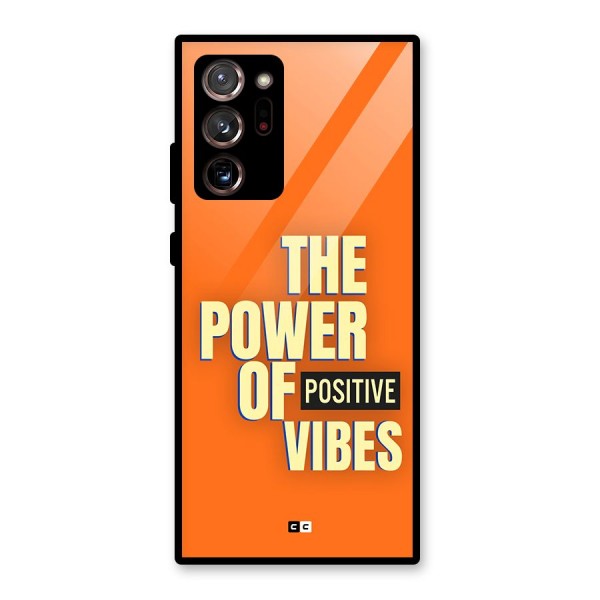 Upbeat Vibes Glass Back Case for Galaxy Note 20 Ultra