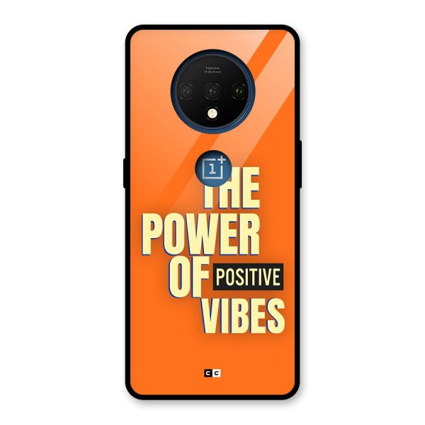 Upbeat Vibes Glass Back Case for OnePlus 7T