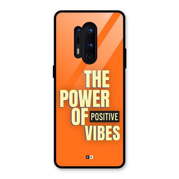 Upbeat Vibes Glass Back Case for OnePlus 8 Pro