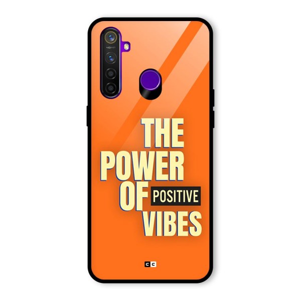 Upbeat Vibes Glass Back Case for Realme 5 Pro