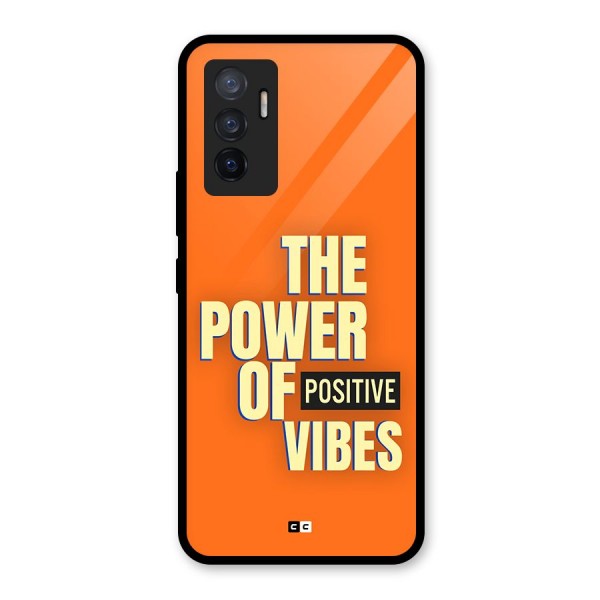 Upbeat Vibes Glass Back Case for Vivo V23e