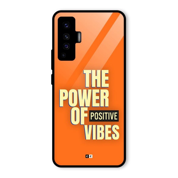 Upbeat Vibes Glass Back Case for Vivo X50