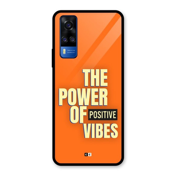 Upbeat Vibes Glass Back Case for Vivo Y31