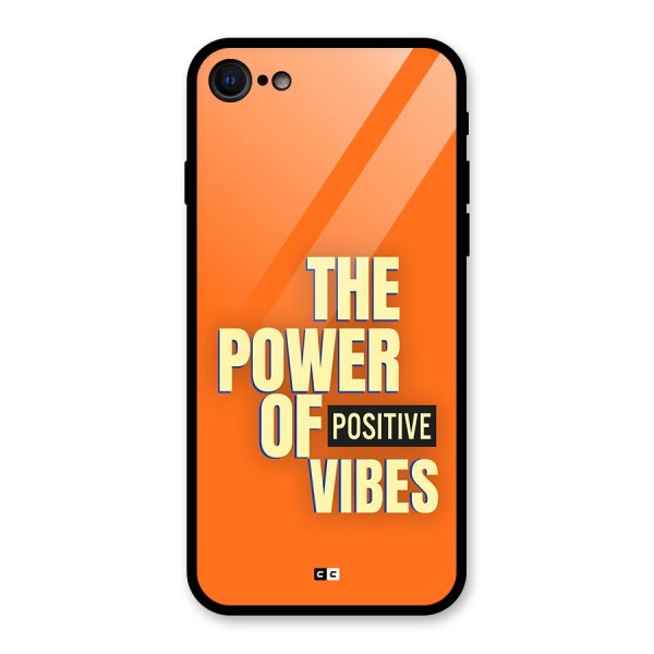Upbeat Vibes Glass Back Case for iPhone SE 2022