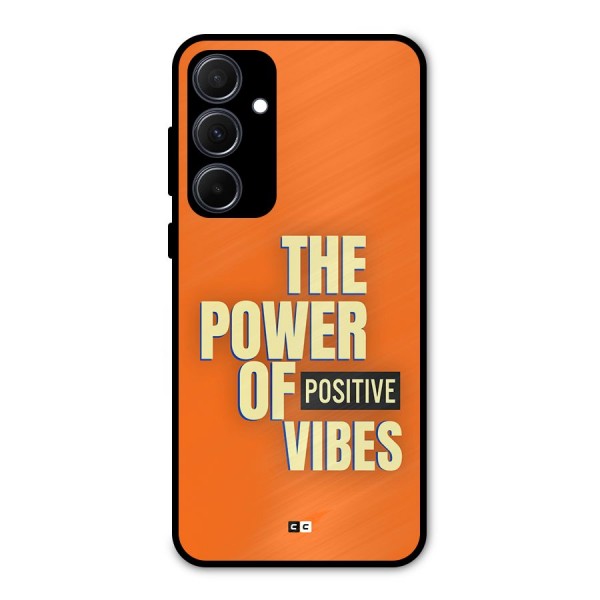 Upbeat Vibes Metal Back Case for Galaxy A35
