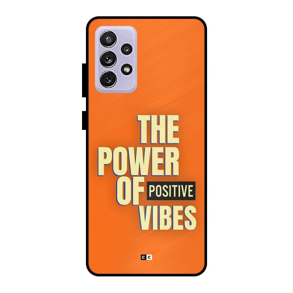 Upbeat Vibes Metal Back Case for Galaxy A72