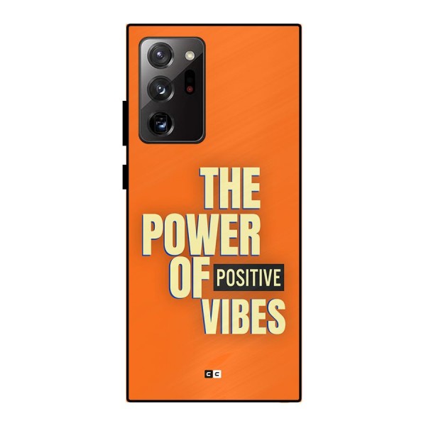 Upbeat Vibes Metal Back Case for Galaxy Note 20 Ultra 5G