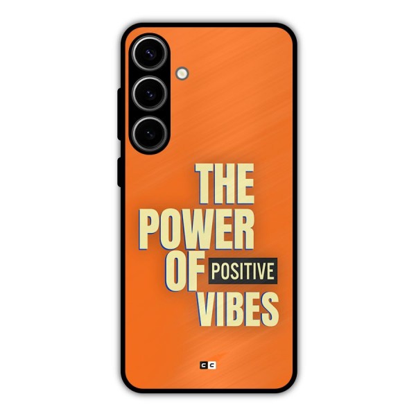 Upbeat Vibes Metal Back Case for Galaxy S24 Plus