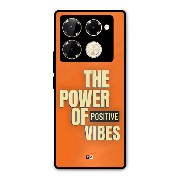Upbeat Vibes Metal Back Case for Infinix Note 40 Pro Plus