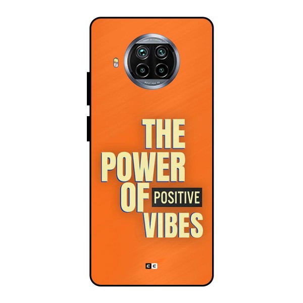 Upbeat Vibes Metal Back Case for Mi 10i