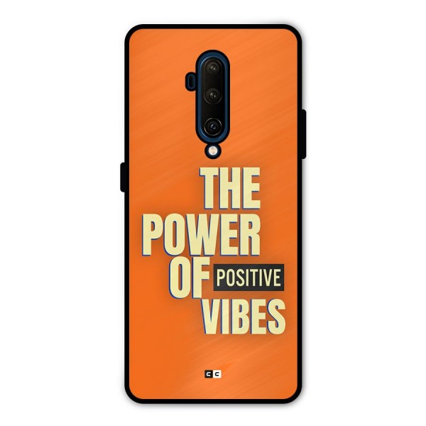 Upbeat Vibes Metal Back Case for OnePlus 7T Pro