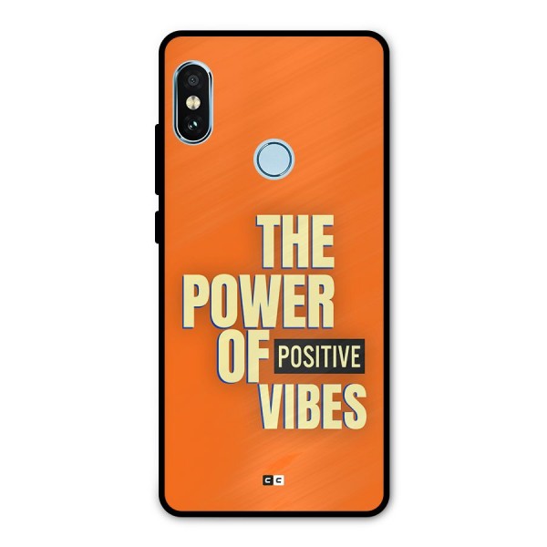 Upbeat Vibes Metal Back Case for Redmi Note 5 Pro