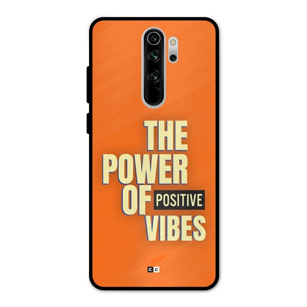 Upbeat Vibes Metal Back Case for Redmi Note 8 Pro