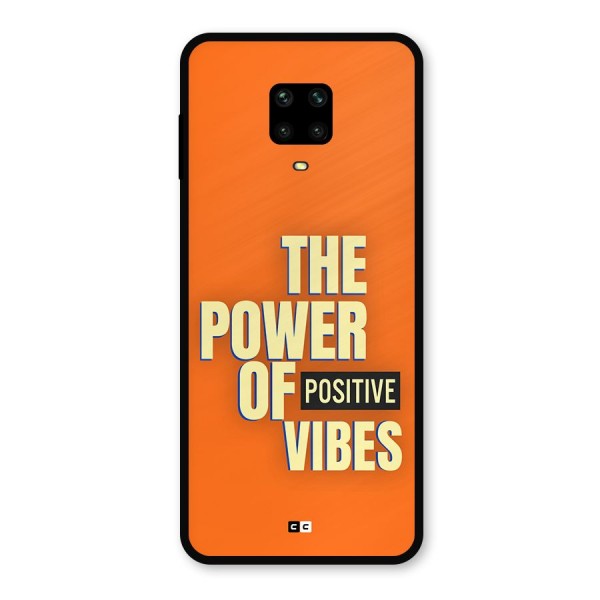 Upbeat Vibes Metal Back Case for Redmi Note 9 Pro Max