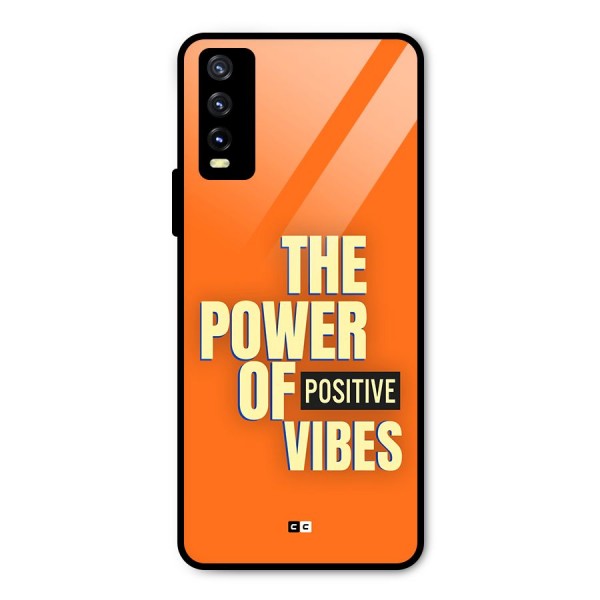 Upbeat Vibes Metal Back Case for Vivo Y20t