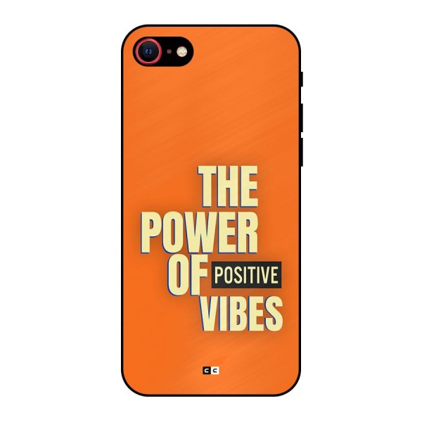 Upbeat Vibes Metal Back Case for iPhone 7