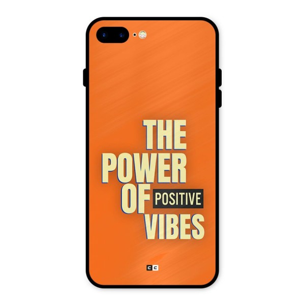 Upbeat Vibes Metal Back Case for iPhone 7 Plus