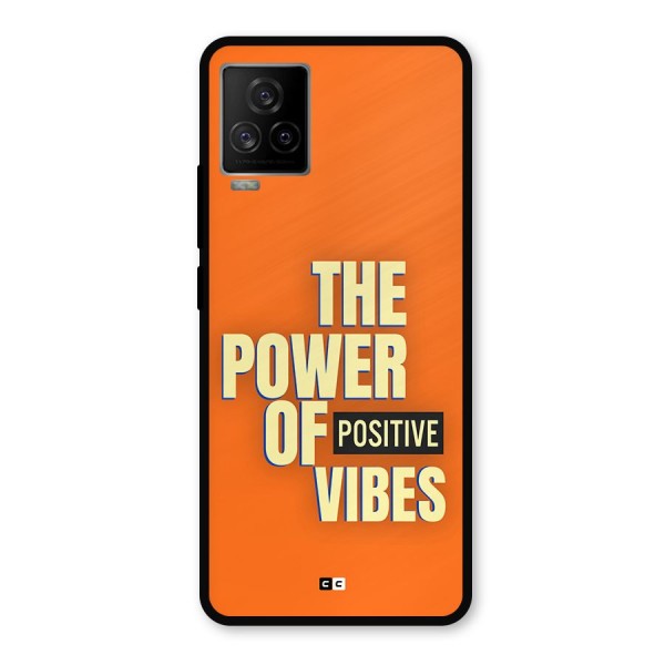 Upbeat Vibes Metal Back Case for iQOO 7 Legend 5G